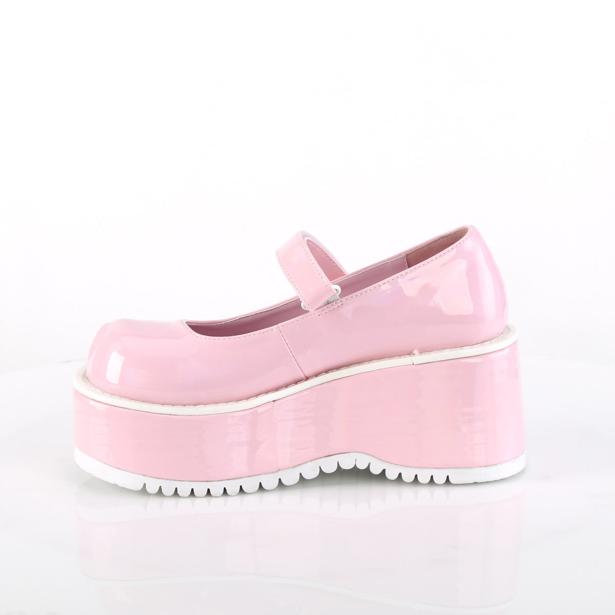 DemoniaCult  Pumps DOLLIE-01 B. Pink Holo Pat