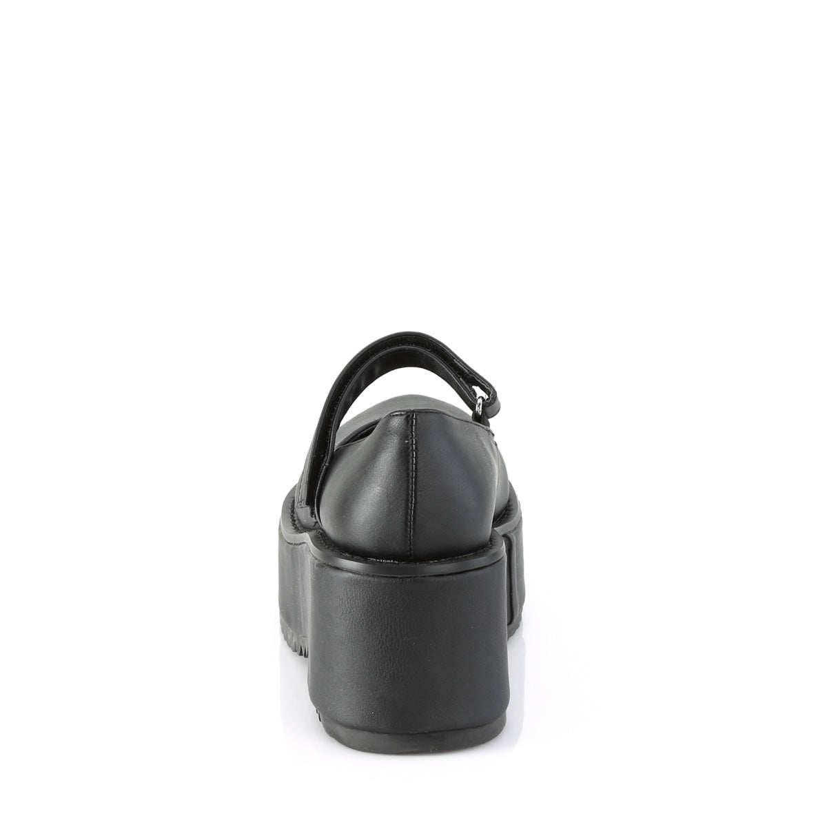 DemoniaCult Bombas de mujer DOLLIE-01 BLK de cuero vegano
