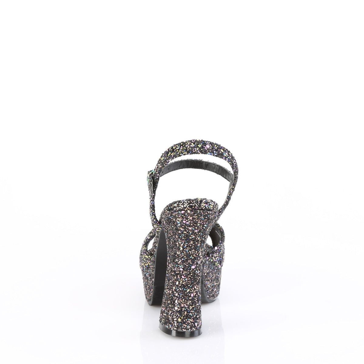 DemoniaCult Sandalias para mujeres DOLLY-09 BLK Multi Glitter