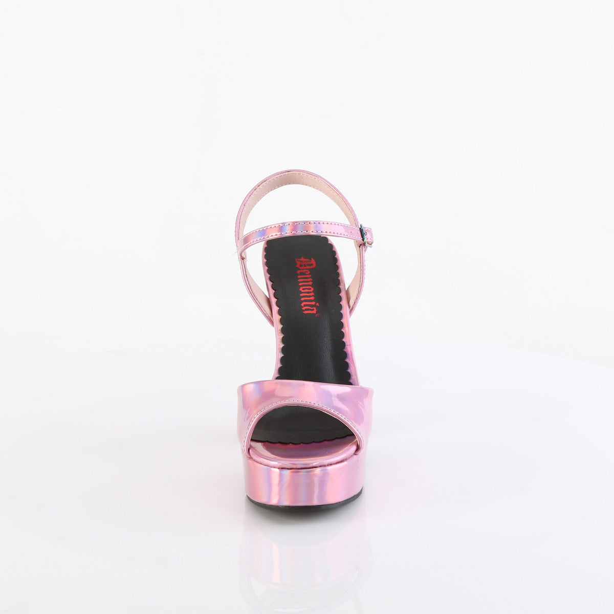 DemoniaCult Sandalias para mujeres DOLLY-09 holograma rosa