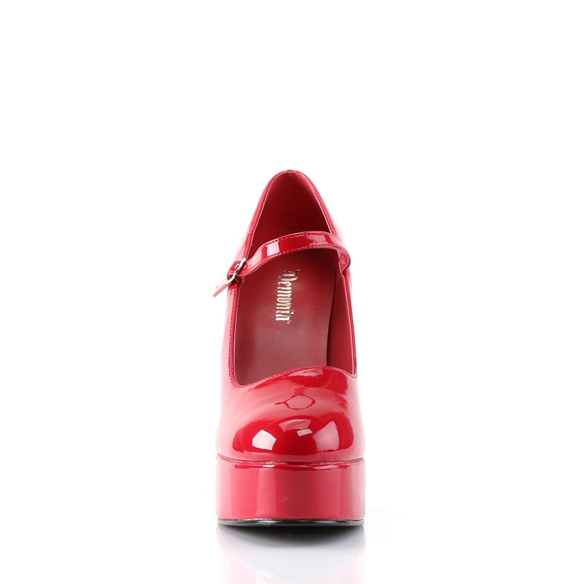 DemoniaCult Bombas de mujer DOLLY-50 Pat rojo