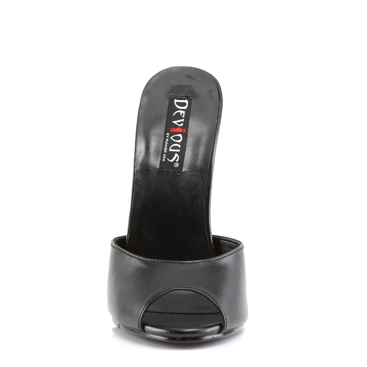 Devious Sandalias para mujer DOMINA-101 cuero blk