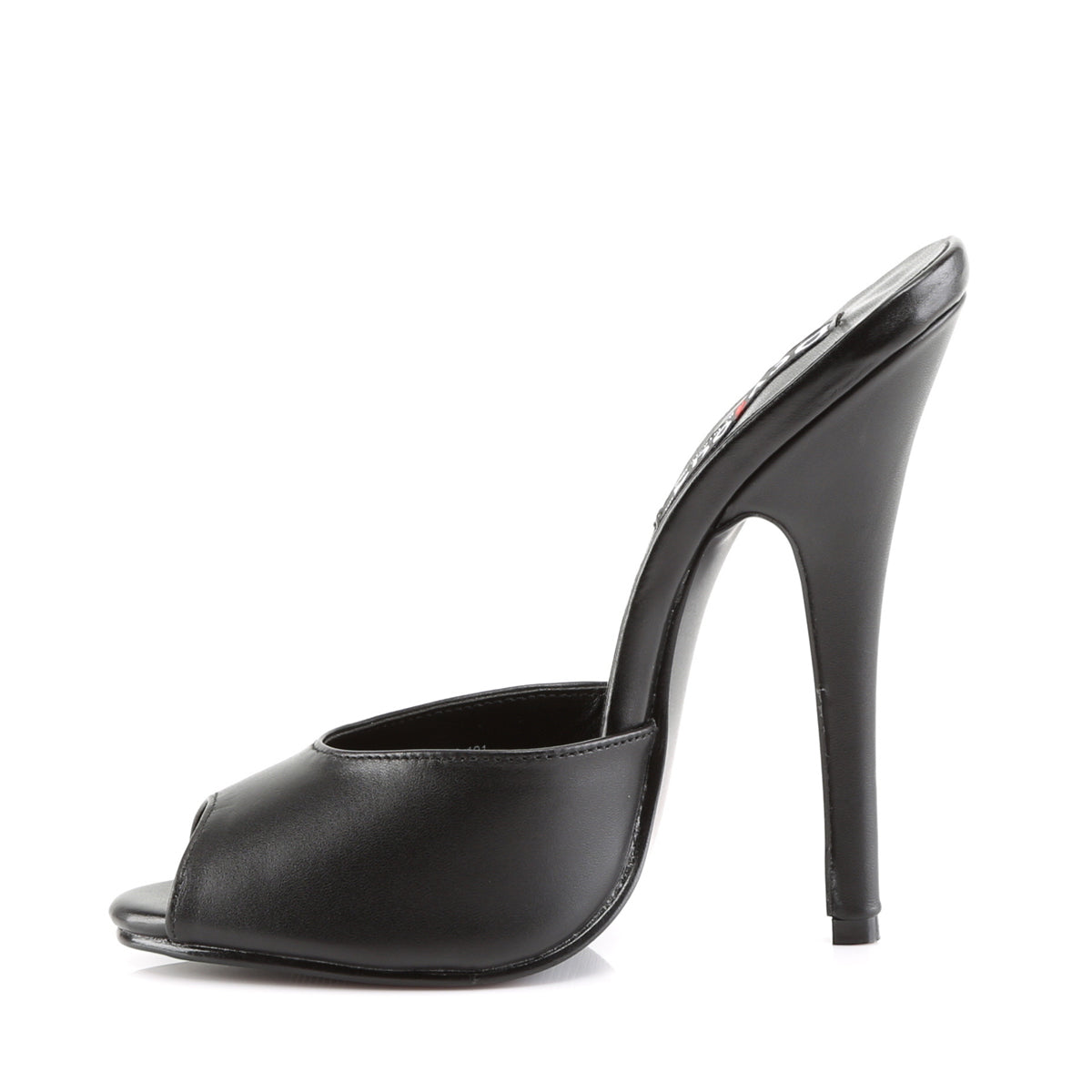Devious Womens Sandals DOMINA-101 Blk Leather