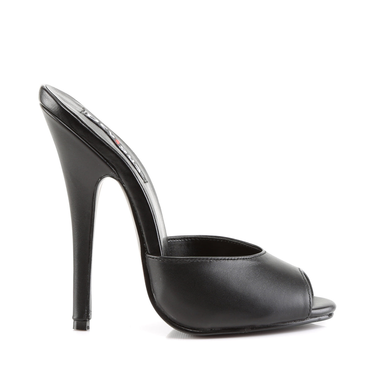 Devious Womens Sandals DOMINA-101 Blk Leather