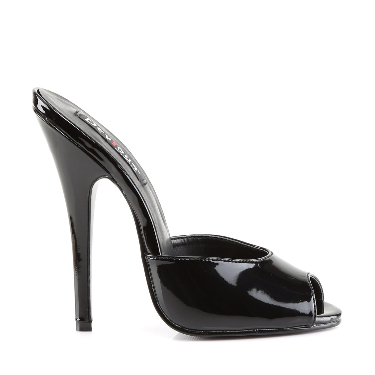 Devious Sandalias para mujer DOMINA-101 BLK PAT