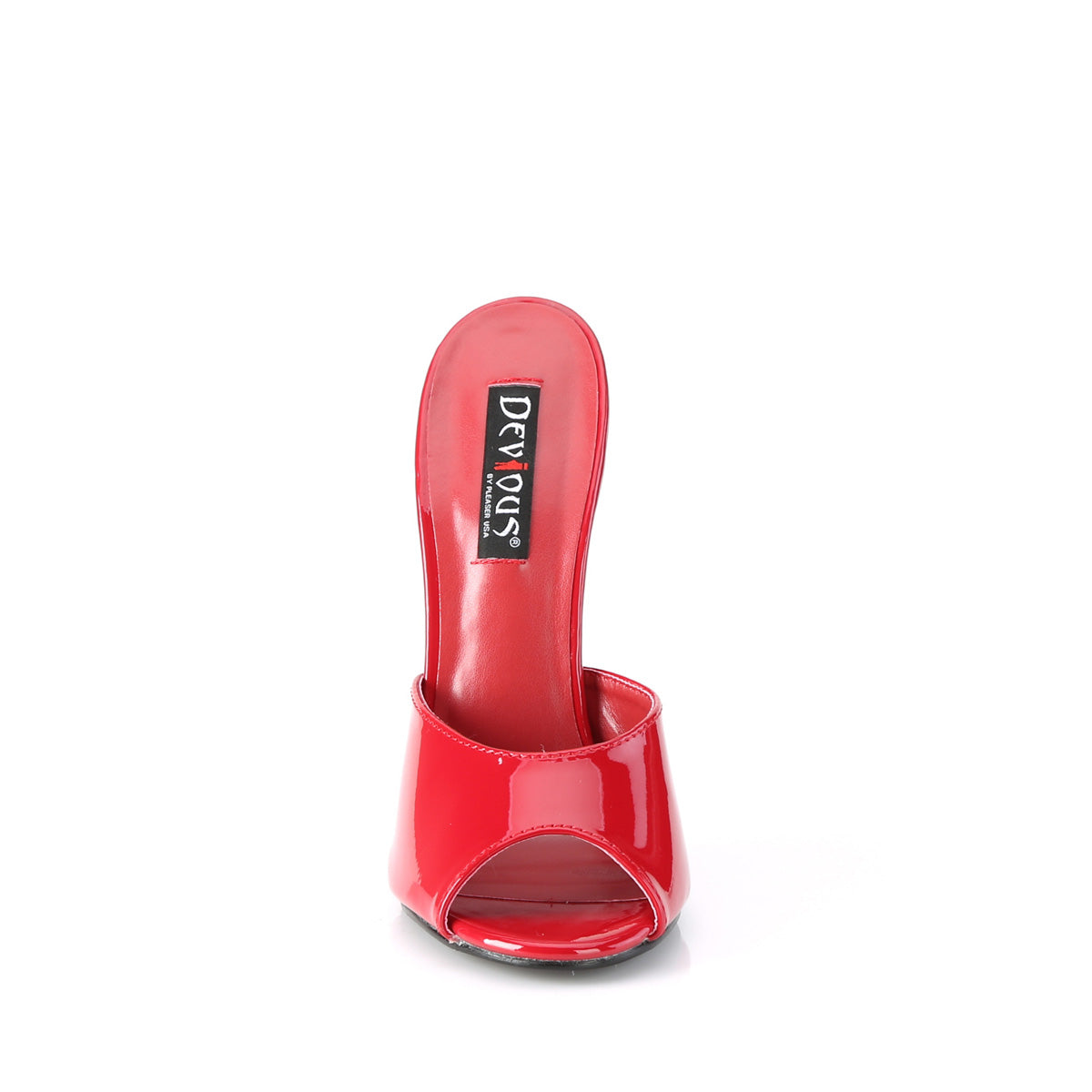 Devious Womens Sandals DOMINA-101 Red Pat