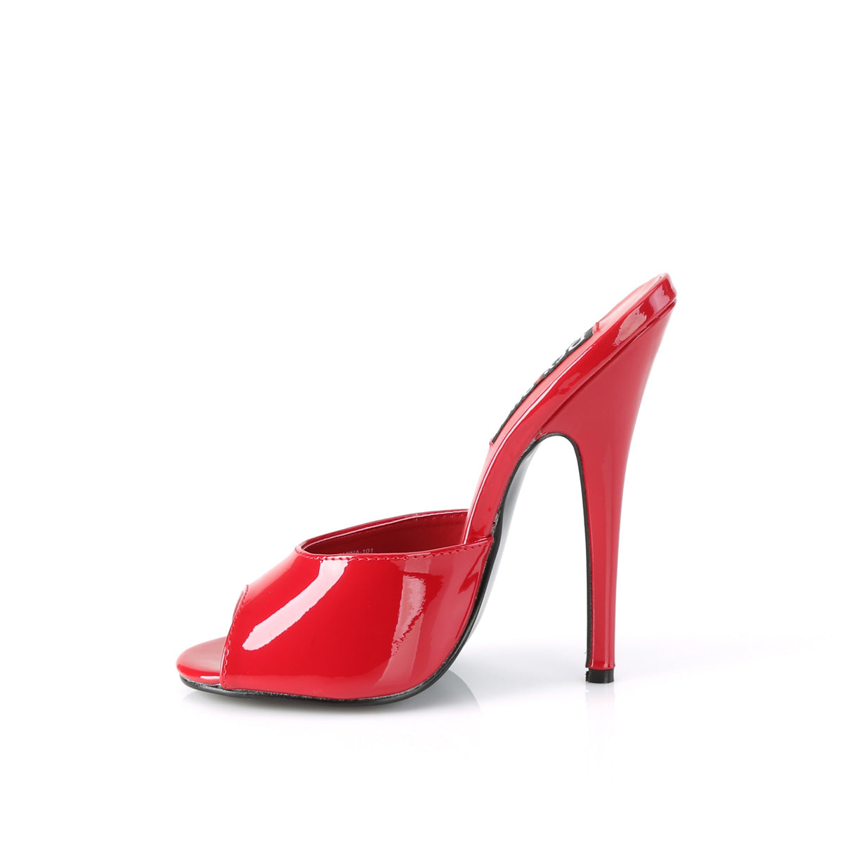 Devious Womens Sandals DOMINA-101 Red Pat