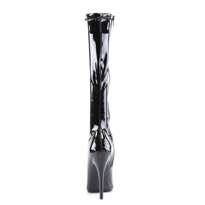 Devious Botas de mujer DOMINA-2000 BLK STR PAT