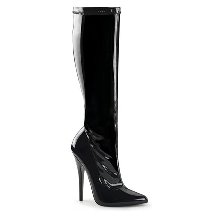 Devious Botas de mujer DOMINA-2000 BLK STR PAT