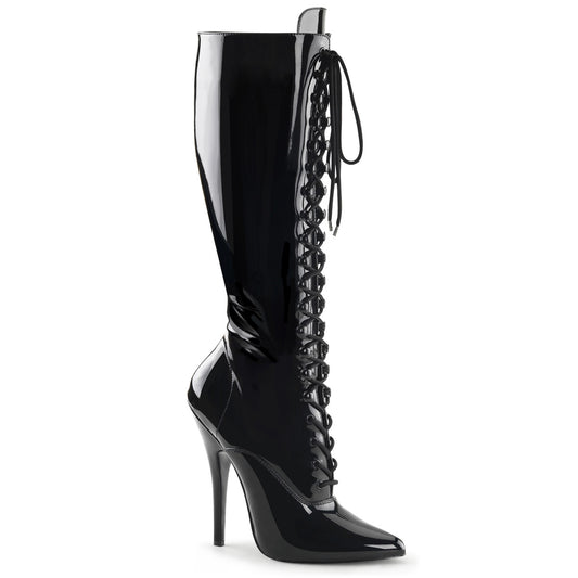 Devious Botas de mujer DOMINA-2020 BLK PAT