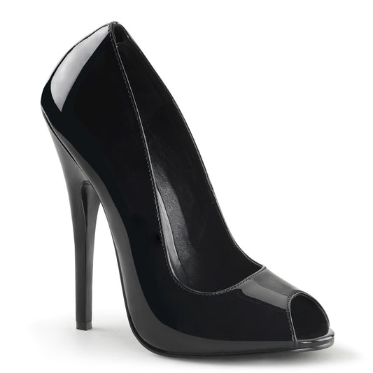 Devious Botas de mujer DOMINA-212 BLK PAT