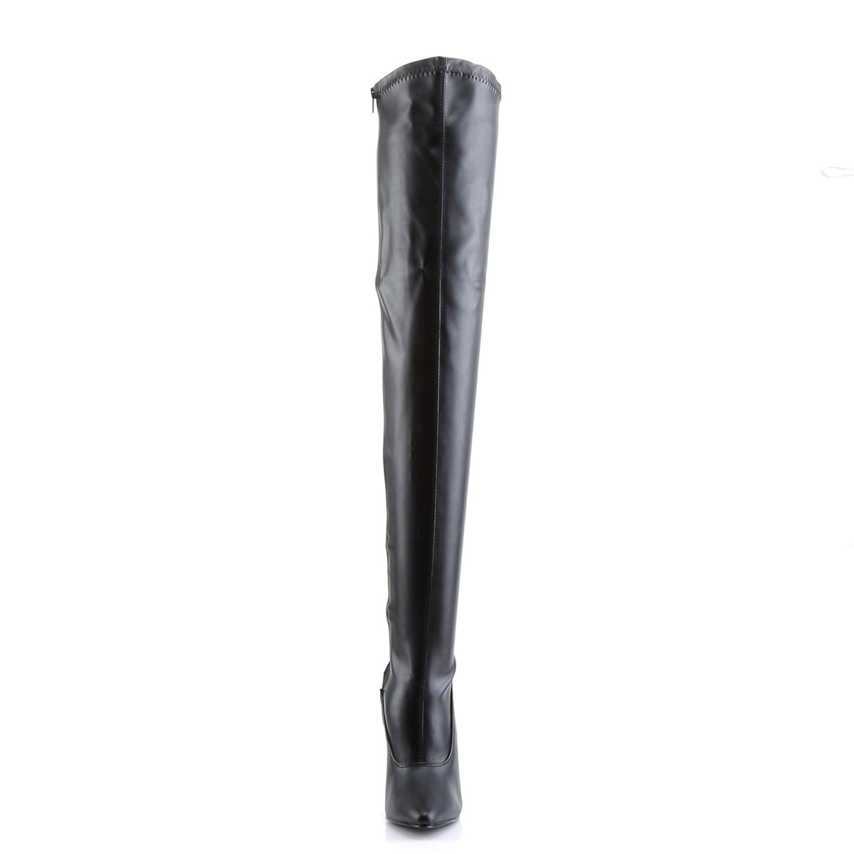 Devious Botas de mujer DOMINA-3000 blk str pu
