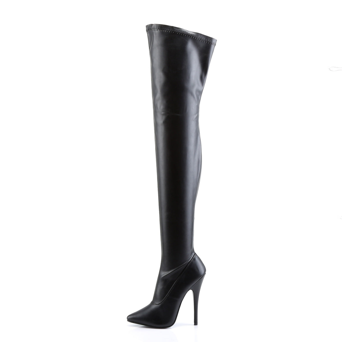 Devious Botas de mujer DOMINA-3000 blk str pu