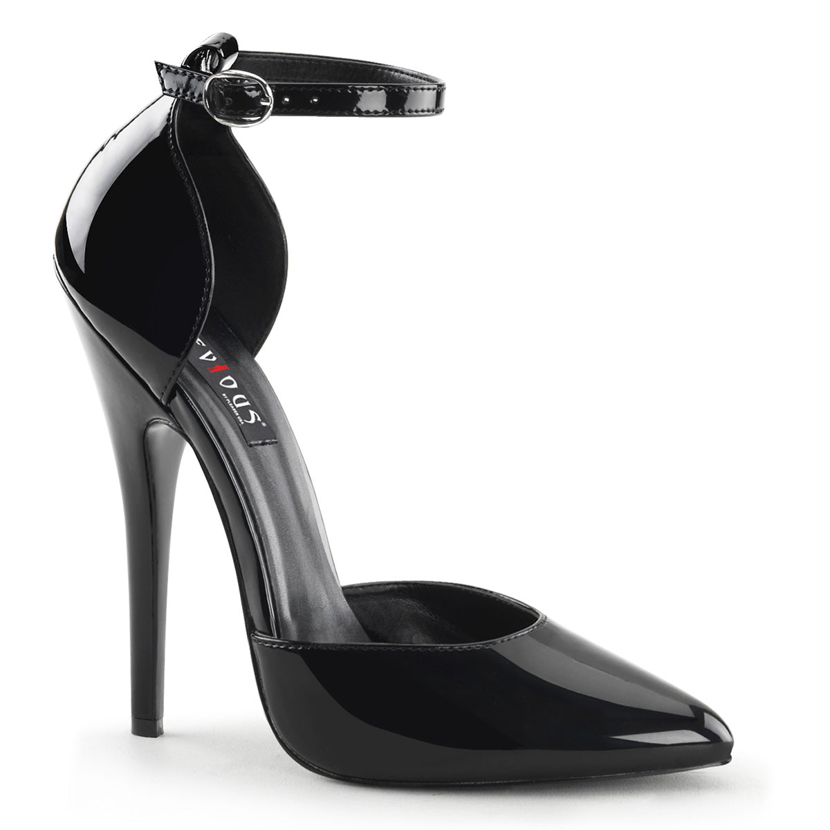 Devious Bombas para mujer DOMINA-402 BLK PAT