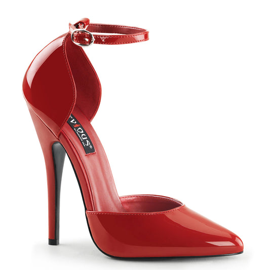 Devious Bombas para mujer DOMINA-402 Red Pat