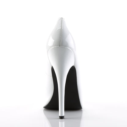 Devious Bombas para mujer DOMINA-420 wht pat