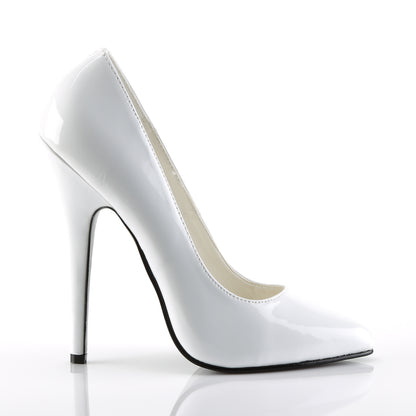 Devious Bombas para mujer DOMINA-420 wht pat