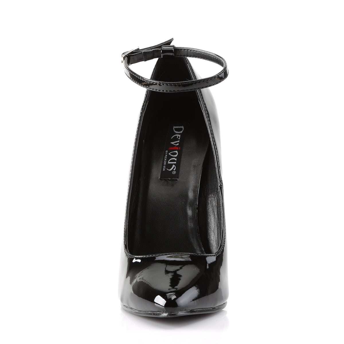 Devious Bombas para mujer DOMINA-431 BLK PAT