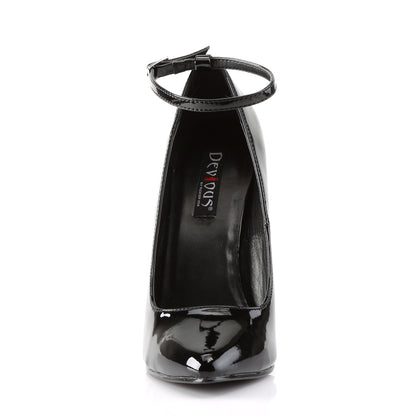 Devious Bombas para mujer DOMINA-431 BLK PAT