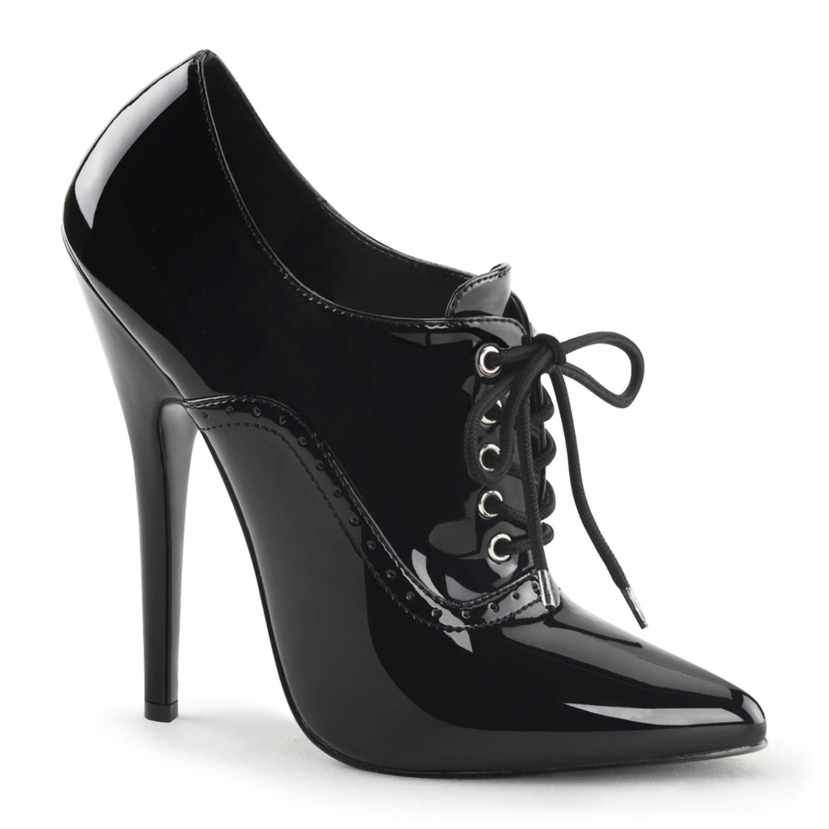 Devious Womens Pumps DOMINA-460 Blk Pat