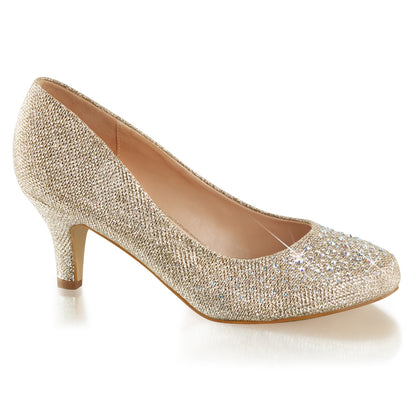 Fabulicious Bombas para mujer DORIS-06 tejido de malla desnuda brillo