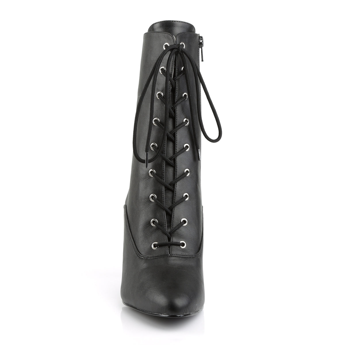 Pleaser Pink Label Botas de tobillo para mujer DREAM-1020 Blk Faux Cuero