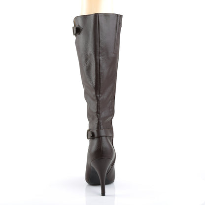 Pleaser Pink Label Womens Boots DREAM-2030 Brown Faux Leather