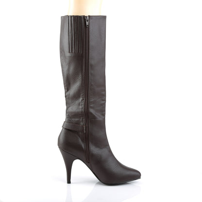 Pleaser Pink Label Womens Boots DREAM-2030 Brown Faux Leather