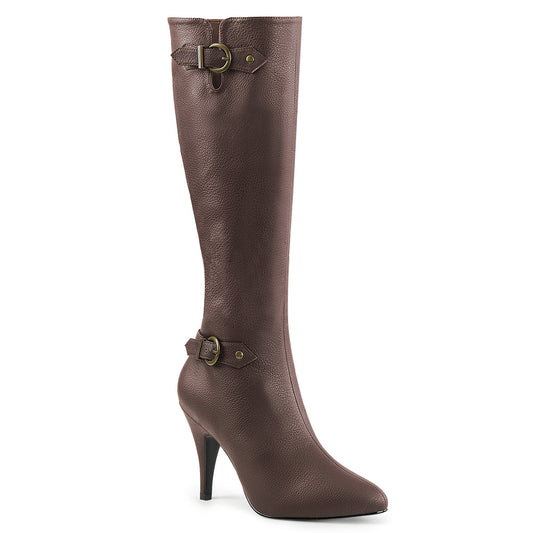 Pleaser Pink Label Botas de mujer DREAM-2030 cuero de imitación marrón