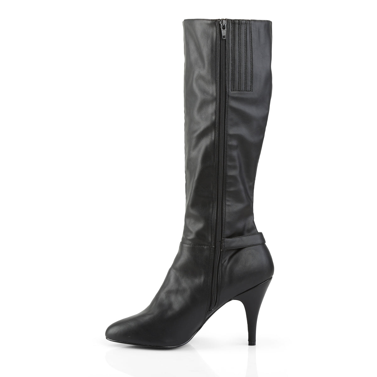 Pleaser Pink Label Botas de mujer DREAM-2030 Blk Faux Cuero