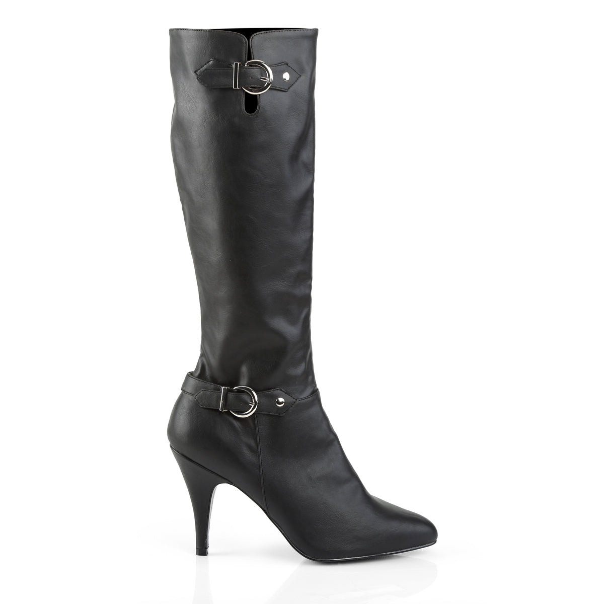 Pleaser Pink Label Botas de mujer DREAM-2030 Blk Faux Cuero