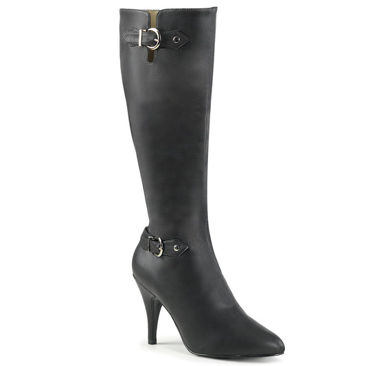 Pleaser Pink Label Botas de mujer DREAM-2030 Blk Faux Cuero