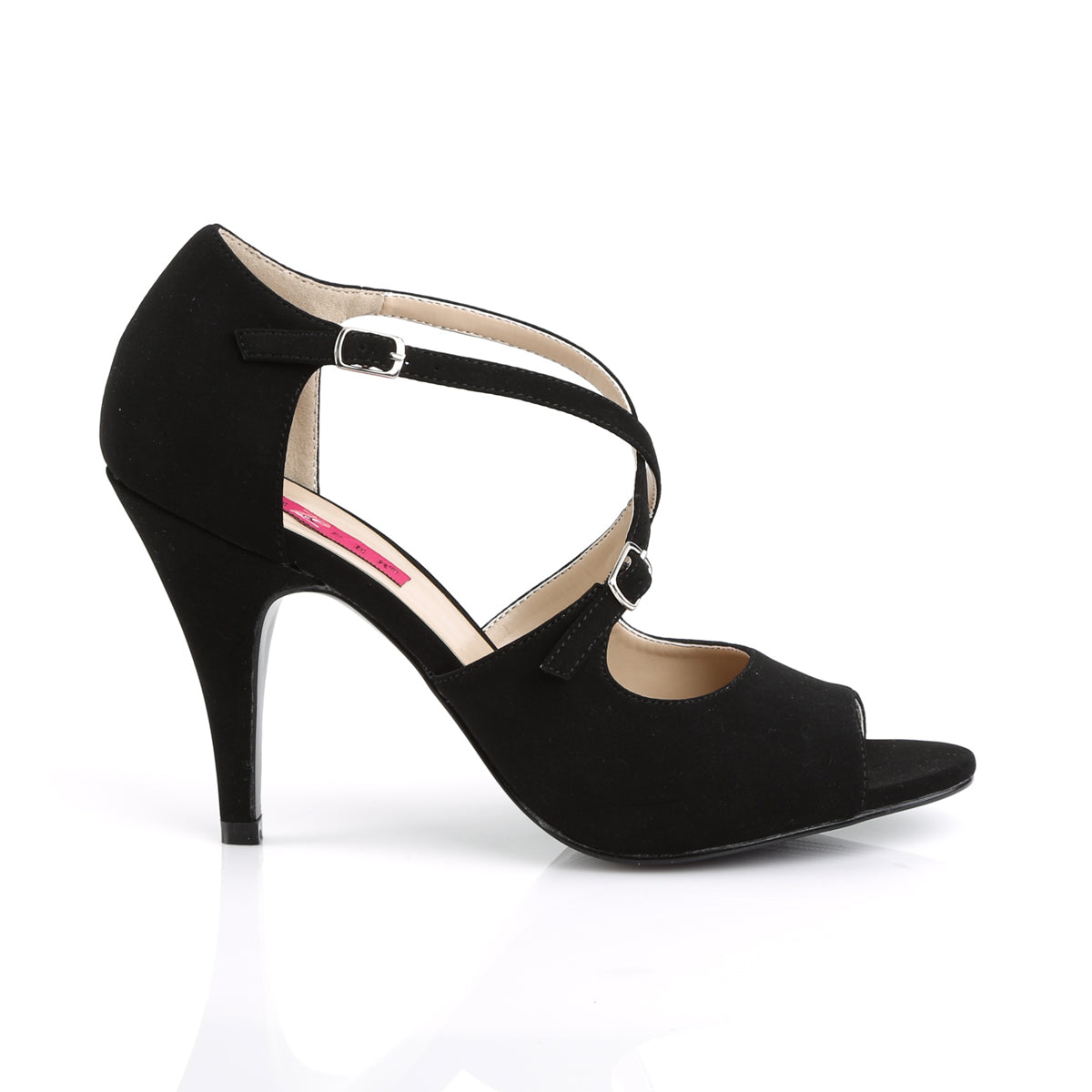 Pleaser Pink Label Bombas para mujer DREAM-412 blk nubuck