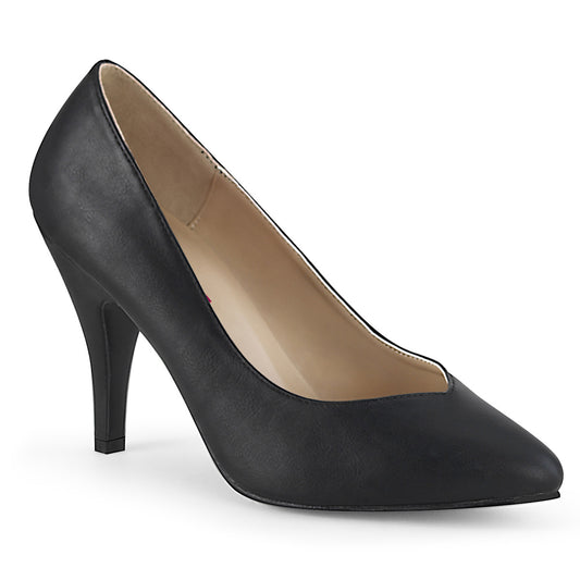 Pleaser Pink Label Bombas para mujer DREAM-420 Blk Faux Cuero