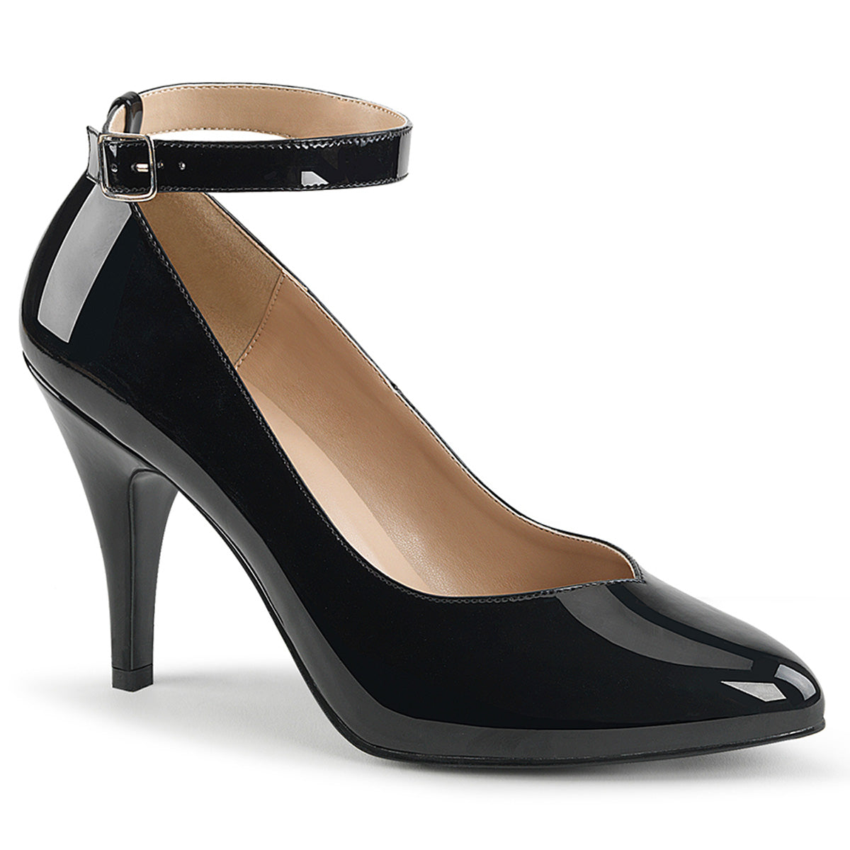 Pleaser Pink Label Womens Pumps DREAM-431 Blk Pat