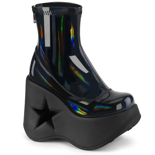 DemoniaCult  Botines DYNAMITE-100 BLK STRING HOLO