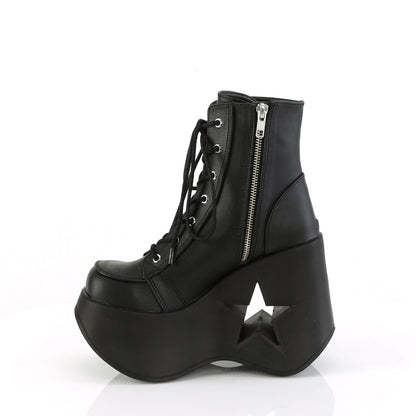DemoniaCult  Botines DYNAMITE-106 cuero vegano blk