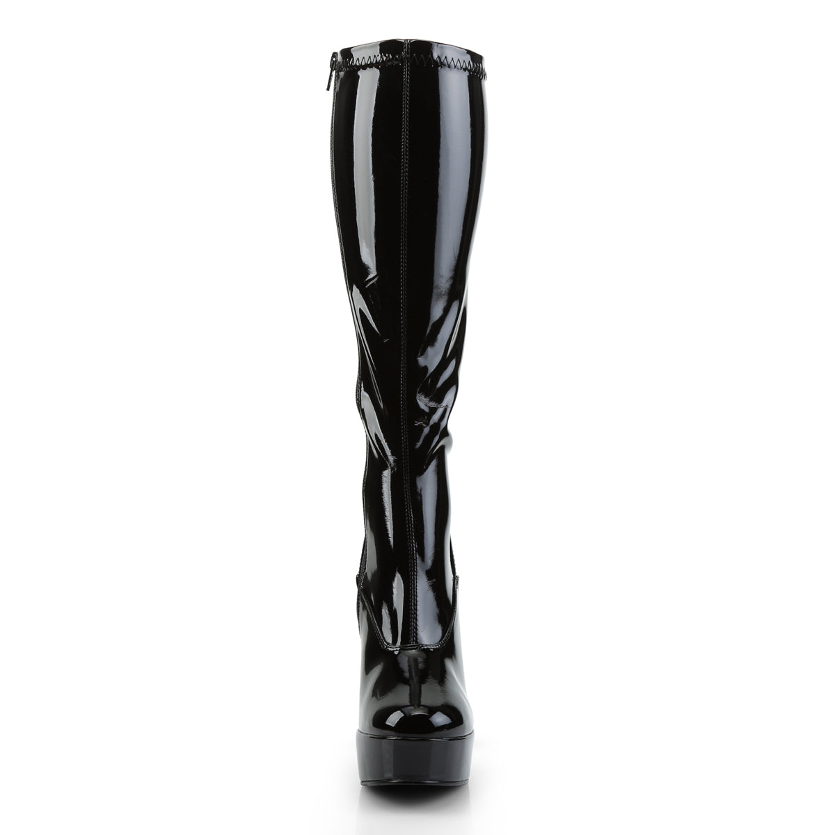 Pleaser Womens Boots ELECTRA-2000Z Blk Str Pat