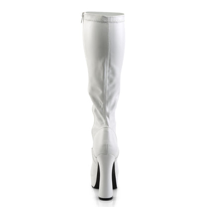 Pleaser Botas de mujer ELECTRA-2000z wht str imaux cuero