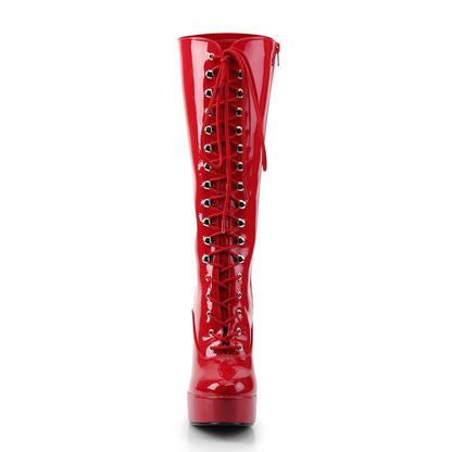 Pleaser Botas de mujer ELECTRA-2020 Red Pat