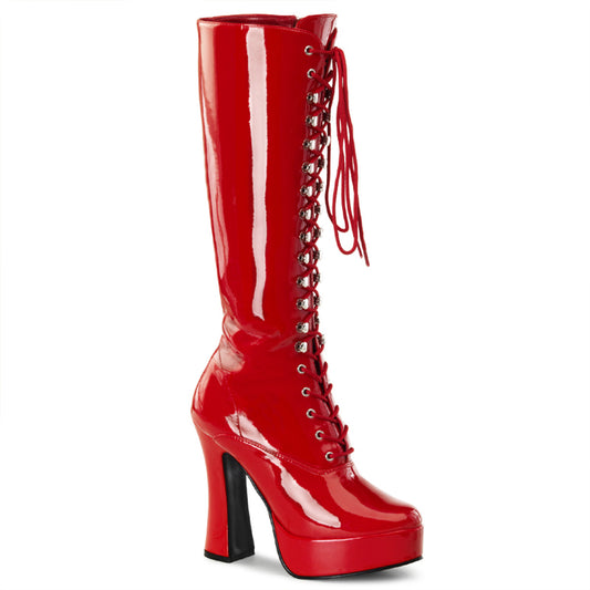 Pleaser Botas de mujer ELECTRA-2020 Red Pat