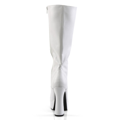 Pleaser Botas de mujer ELECTRA-2020 wht imitación de cuero