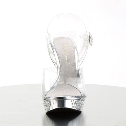 Fabulicious Sandalias para mujer ELEGANT-408 CLR / SLV Chrome