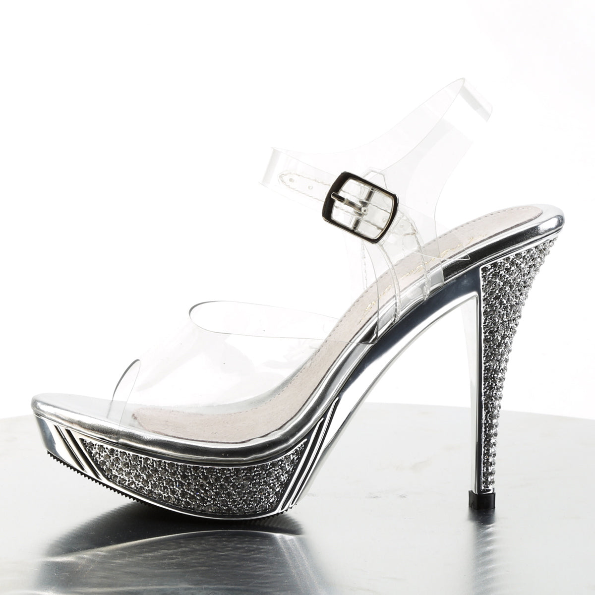Fabulicious Sandalias para mujer ELEGANT-408 CLR / SLV Chrome