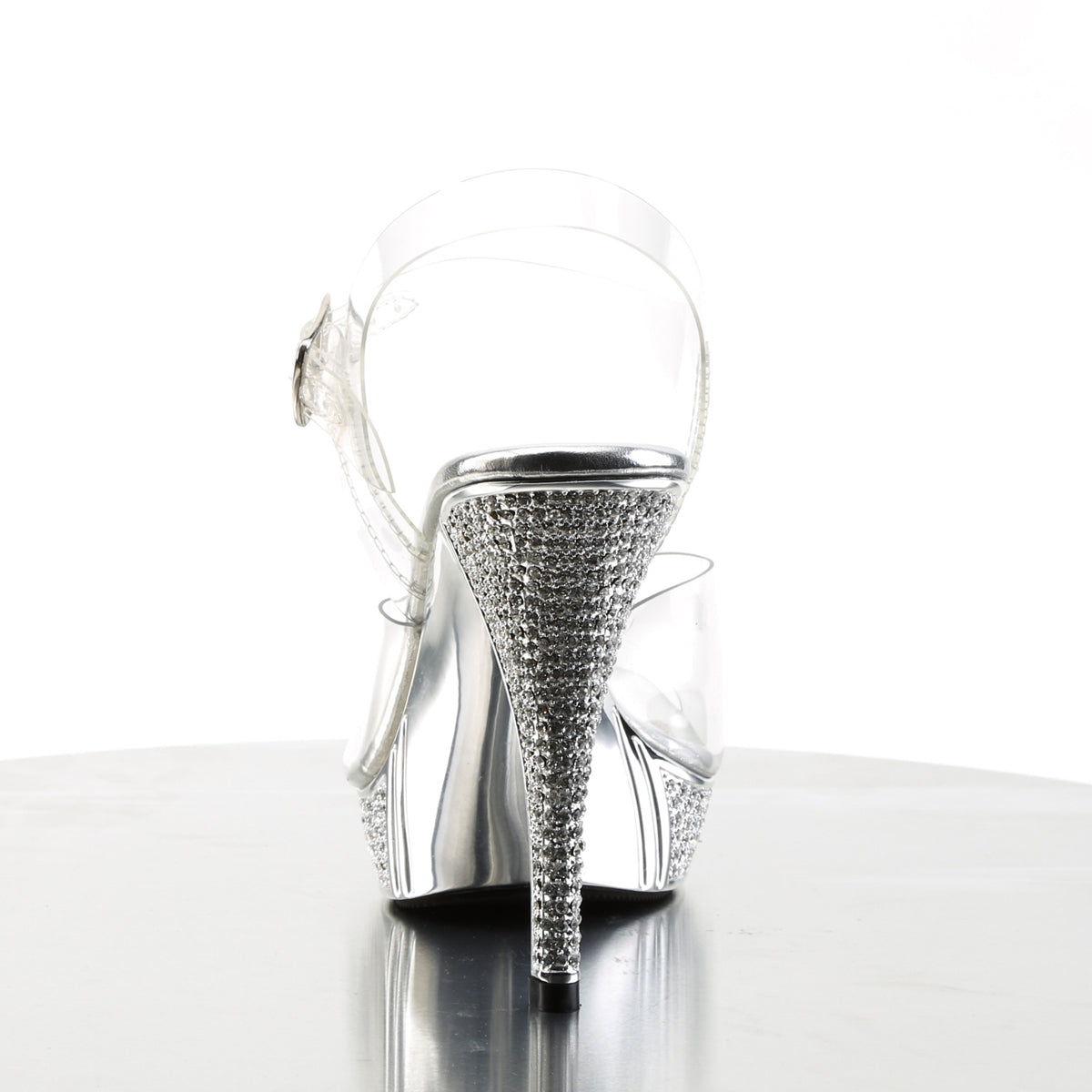 Fabulicious Sandalias para mujer ELEGANT-408 CLR / SLV Chrome