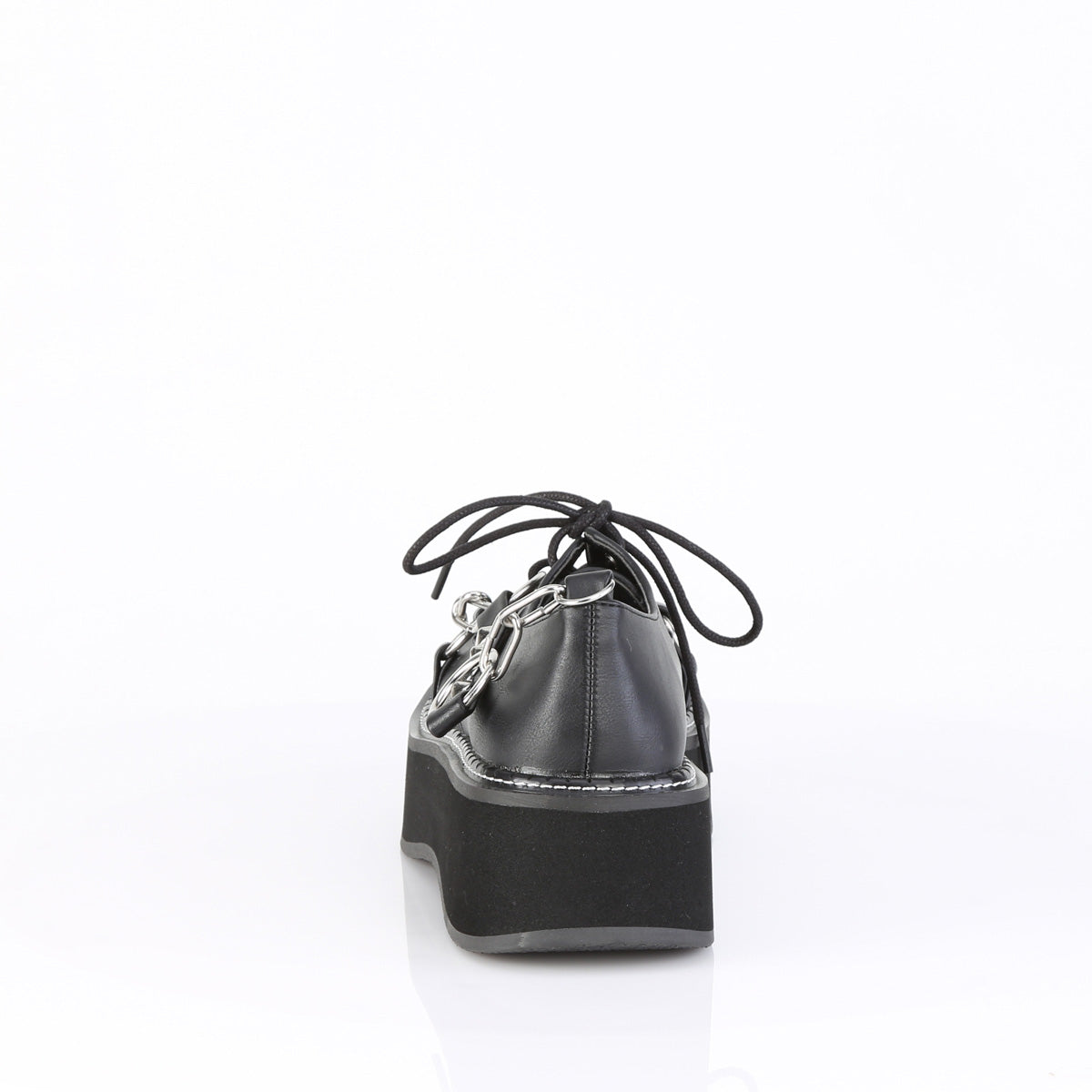 DemoniaCult Women's Heels & Platform Shoes EMILY-32 Blk Vegan Leather