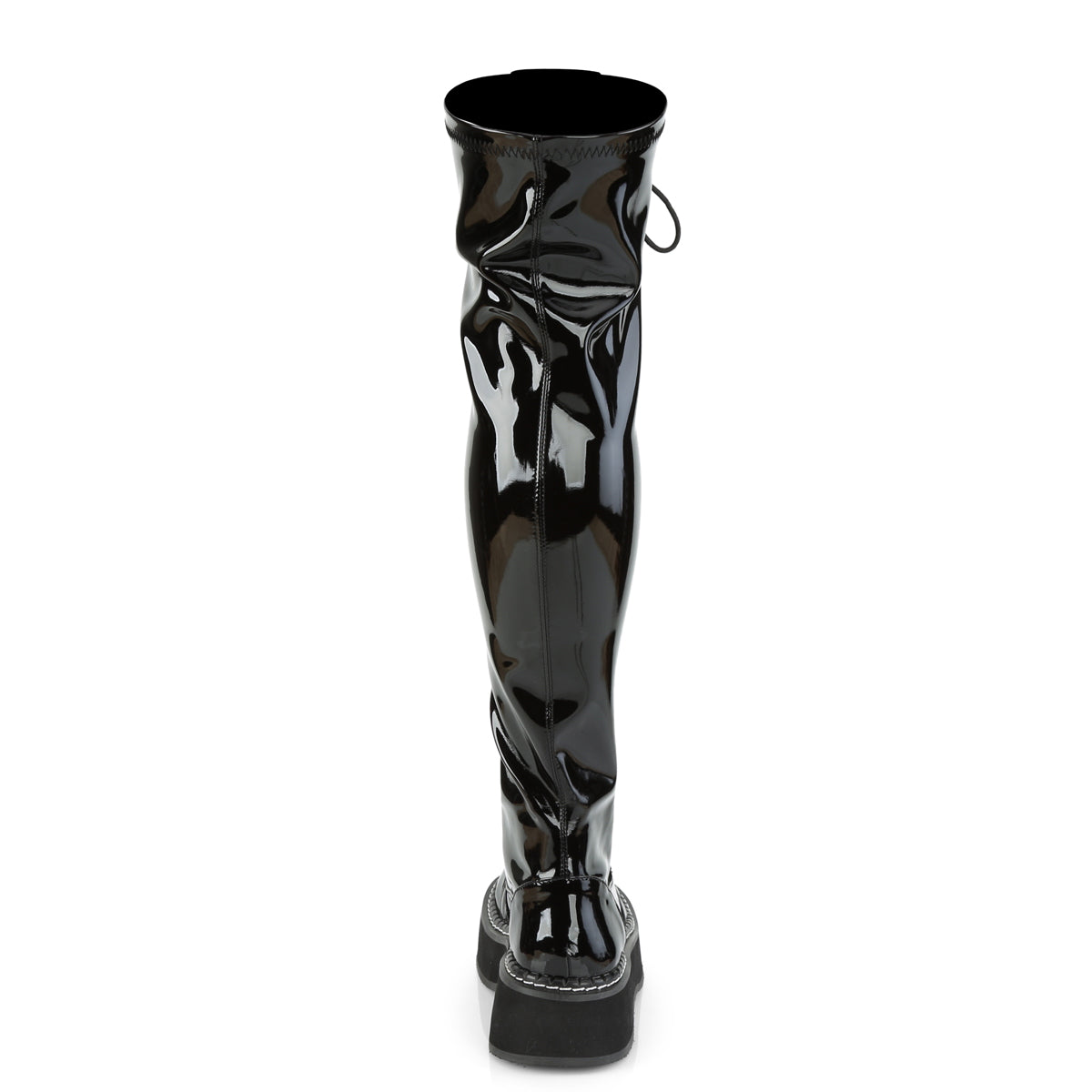 DemoniaCult Botas de mujer EMILY-375 Blk Pat