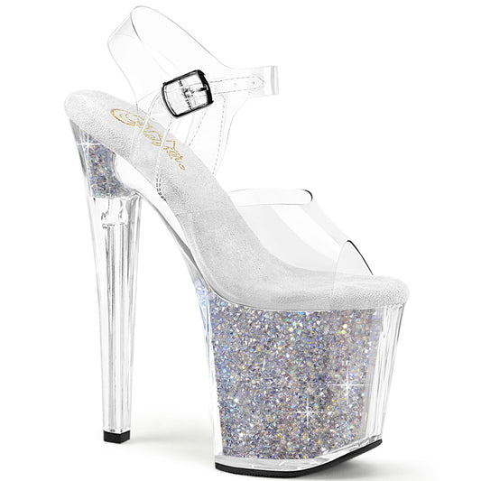 Pleaser   ENCHANT-708rsi CLR/CLR-SLV AB RS