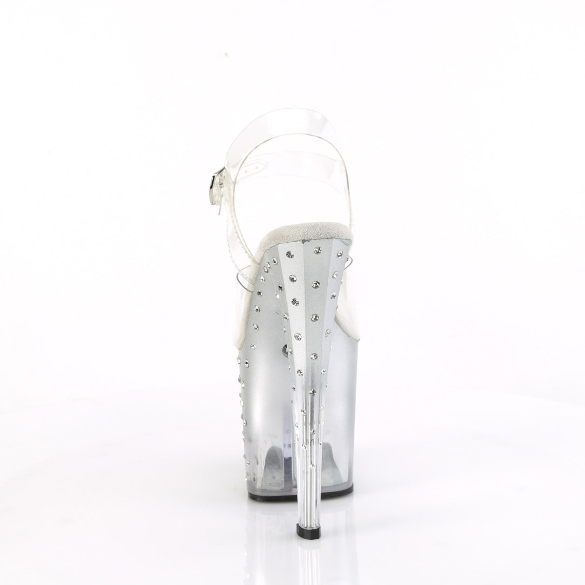 Pleaser   ENCHANT-708T-LT Clr/Clr-Slv