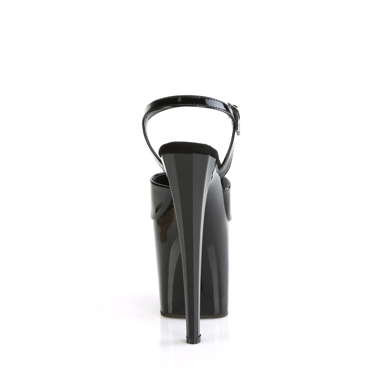 Pleaser   ENCHANT-709 BLK PAT/BLK